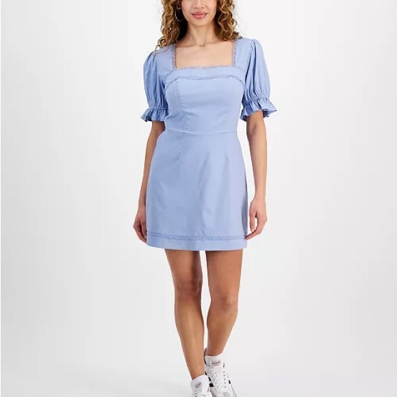 And Now This Dresses & Skirts - NWT Mini Sundress with Puff Sleeves